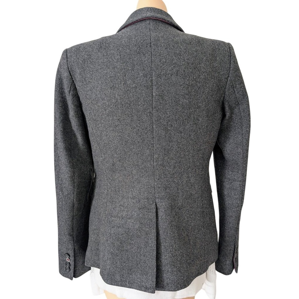 Banana Republic Wool Blazer Women Small Preppy Career Minimalist Jacket Academia - Picture 2 of 8
